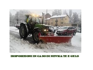 Disposizioni in caso di nevicate e gelo