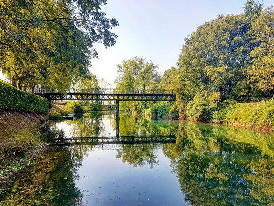 Passerella sul fiume Adda